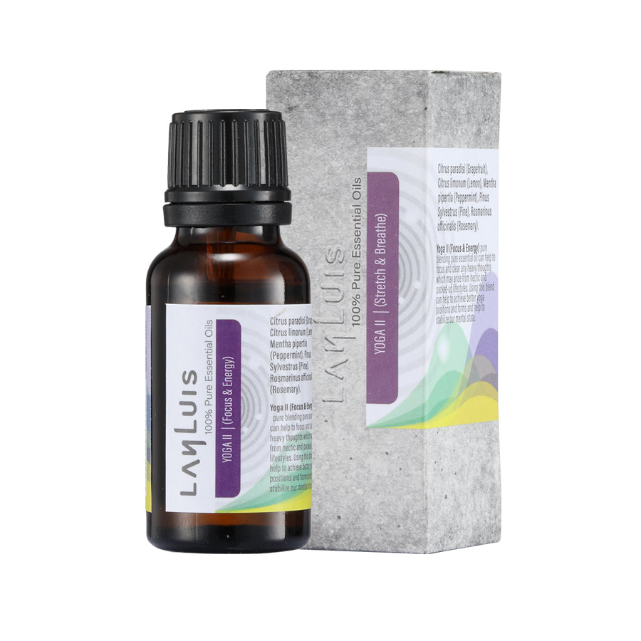 瑜伽 II (集中及能量) 100% 複配純香薰油